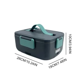 New Electric Lunch Box Portable With Thermal Bag 2L No Added Water Food Heater Box Bento Warmer for Travel Car Truck Home Office