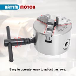 3 Jaw 4 Jaws CNC Lathe Chuck Self-Centering K11 80mm 100mm K12-100mm Manual Chuck Tool