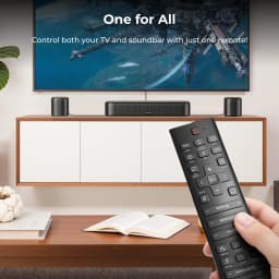 ULTIMEA Aura A60 7.1ch Sound Bar with Dolby Atmos Surround Sound System for TV with 4 Black Surround Speakers for Home Theater