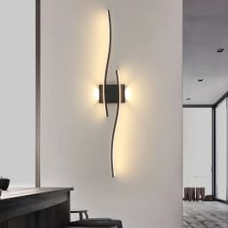 Indoor Wall Light,Creatively Modern LED Wall Lamp 27W 3000LM,Warm White 3000K,Acrylic LED Wall Lights for Bedroom