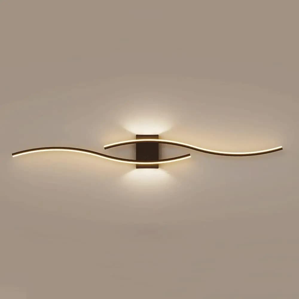 Indoor Wall Light,Creatively Modern LED Wall Lamp 27W 3000LM,Warm White 3000K,Acrylic LED Wall Lights for Bedroom