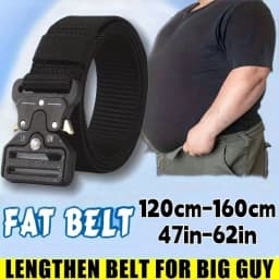 Large Size 160CM 120CM Nylon Belt - Military Automatic Buckle Outdoor Hunting Multi-functional Tactical Men's Leather Belt