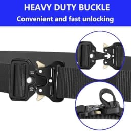 Large Size 160CM 120CM Nylon Belt - Military Automatic Buckle Outdoor Hunting Multi-functional Tactical Men's Leather Belt