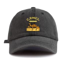 1pc Camel Print Washed Baseball Cap for Adults, Minimalist Retro Style Casual Soft Adjustable Dad Hat, Perfect As Gift