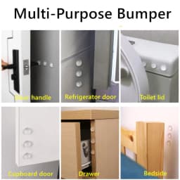 100-300pcs Self-Adhesive Clear Door Stop Rubber Damper Buffer Cabinet Bumpers Silicone Furniture Dots Cushion Protective Pads