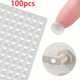 100pcs Soft Silicone Rubber Anti Slip Bumpers Feet Pads Damper Buffer Cabinet Bumpers Silicone Furniture Pads Drawer Door Pad