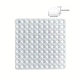 100pcs Soft Silicone Rubber Anti Slip Bumpers Feet Pads Damper Buffer Cabinet Bumpers Silicone Furniture Pads Drawer Door Pad