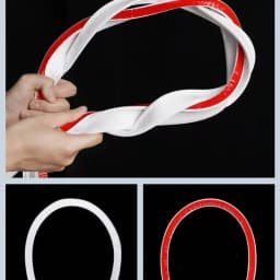 1pcs 1M Bathroom Shower Water Stopper Dam Barrier Seal Strip PVC Self-adhesive Practical Accessories