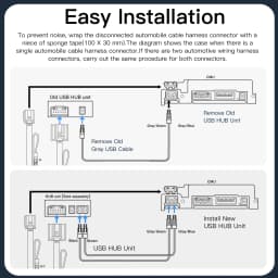 TYPE-C For Mazda P2.1 Wired or P3.1 Wireless carplay Android Auto adapter Demio Miata USB HUB 2 3 6 CX3 CX5 CX8 CX9 Retrofit Kit