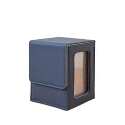 PU Window Collection Box Magnetic Closure Stain-resistant Trading Card Storage Box Moisture-proof with Lid Card Deck Box