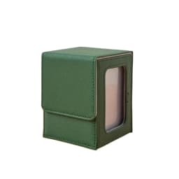 PU Window Collection Box Magnetic Closure Stain-resistant Trading Card Storage Box Moisture-proof with Lid Card Deck Box