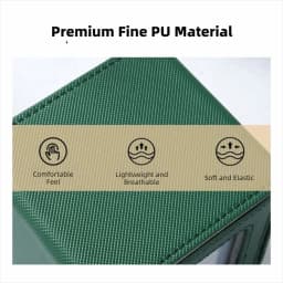 PU Window Collection Box Magnetic Closure Stain-resistant Trading Card Storage Box Moisture-proof with Lid Card Deck Box