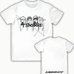 2026 New LNGSHOT Kpop Jay Park Same T-Shirt Summer Street Style Short-Sleeve Tee Men's Women's Trendy Hip Hop Crew Neck Top