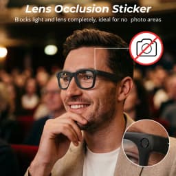 HIBloks LED Anti Glare Stickers Set For Ray-Ban Meta Gen 2 Wayfarer/Skyler/Headliner/Oakley Meta HSTN Smart Glasses Accessories