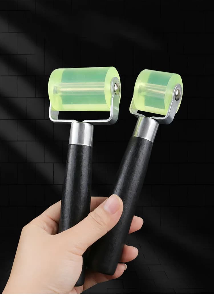 3/5cm Width Rubber Seam Roller for Wallpaper Car Sound Deadener Application Sticky Mural Pressure Rolling Wheel