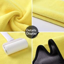 Luxuly 160X60CM Microfiber Car Wash Towel Thicken Towels Car Double-Sided Soft Cloth Auto Detailing Care Washing Drying Rags