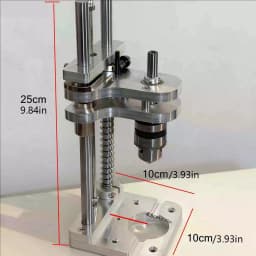 Precision Aluminum Profile Vertical Positioning Tool Woodworking Drilling Stand Mini Desktop Drill Stand For Straight Hole & DIY