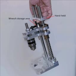 Precision Aluminum Profile Vertical Positioning Tool Woodworking Drilling Stand Mini Desktop Drill Stand For Straight Hole & DIY