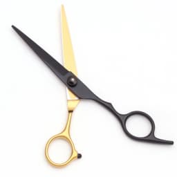 Hair Scissors 6" Japan Stainless Hairdressing Scissors Blue Hair Scissors Barber Shop Thinning Scissors Haircut Set Comb C1001