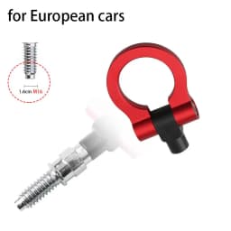 Colors Universal Racing Tow Hook Front Rear Car Trailer Hook Car Traction Hook M16 for European Cars M18 for Japanese Cars