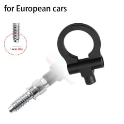 Colors Universal Racing Tow Hook Front Rear Car Trailer Hook Car Traction Hook M16 for European Cars M18 for Japanese Cars