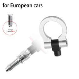 Colors Universal Racing Tow Hook Front Rear Car Trailer Hook Car Traction Hook M16 for European Cars M18 for Japanese Cars