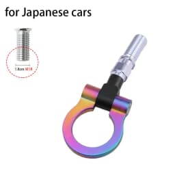 Colors Universal Racing Tow Hook Front Rear Car Trailer Hook Car Traction Hook M16 for European Cars M18 for Japanese Cars