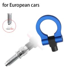 Colors Universal Racing Tow Hook Front Rear Car Trailer Hook Car Traction Hook M16 for European Cars M18 for Japanese Cars