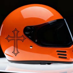 2pcs Creative Cross Motocycle Stickers for Motorbike Fairing Helmet Tailbox Fuel Tank Car Windows Scooter Universal Vinyl Decals