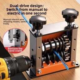 Manual Dual-drive Wire Stripper, Suitable For Precise Cutting And Stripping Of 1-17mm Scrap Wire And Copper Wire Cables