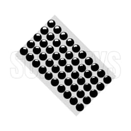 50Pcs/Lot 14MM Crystal Epoxy Stickers For VVDI KD Remote Key