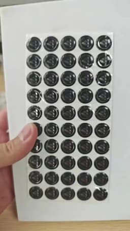 50Pcs/Lot 14MM Crystal Epoxy Stickers For VVDI KD Remote Key