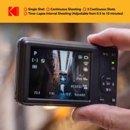 Original KODAK PIXPRO FZ55 Digital Camera 16MP 5X Zoom 1080P Vlogging Compact Point & Shoot with 32GB SD Card Case Gift Kit