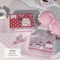 M5 Storage Box Organizer 3-inch Album Stickers Notes Idol Cards Photos Cute Name Card Holder Minimalist Style
