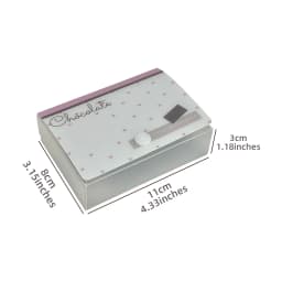 M5 Storage Box Organizer 3-inch Album Stickers Notes Idol Cards Photos Cute Name Card Holder Minimalist Style