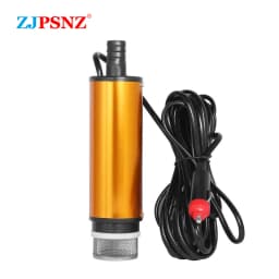 Portable Electric Submersible Pump 12V 24V Diesel Oil Water Sewage Water Transfer Pump Fuel Pump Kit for Car Camping Fishing RV