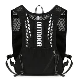 Reflective Running Hydration Vest Cycling Backpack for Outdoor Sports Climbing Hiking Mtb Road Bike - Adjustable Vest Bag