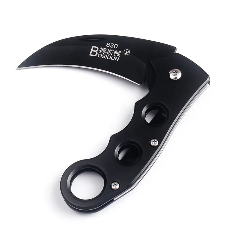 Outdoor Eagle Claw Knife Curved Detached Express Short Personalized Carrying Wolf Folding Knife Camping Survival Knife