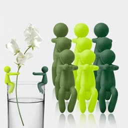 Human Shaped Plant Support Stand, Colorful Plastic Vine Fixing Holder, Reusable Indoor Potted Plant Climbing Shaping Decor Frame