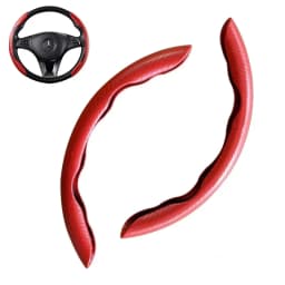 2/3PCS Carbon Fiber Universal Car Steering Wheel Booster Cover Non-Slip Auto Interior Decoration Accessories for Auto Deco