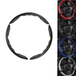 2/3PCS Carbon Fiber Universal Car Steering Wheel Booster Cover Non-Slip Auto Interior Decoration Accessories for Auto Deco