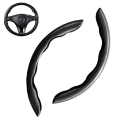2/3PCS Carbon Fiber Universal Car Steering Wheel Booster Cover Non-Slip Auto Interior Decoration Accessories for Auto Deco