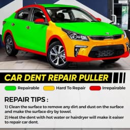 1/2pcs Car Bump Puller Shape Bump Fixer Repair Tool Set Large Pull Suction Cup Dent Puller Dent Repair Sucker Car Tools For Au