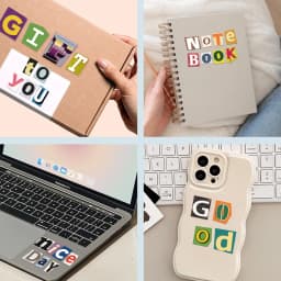 28 Sheets 1000+ Pcs Colorful Letter Collage Stickers, Self Adhesive Big Alphabet Stickers, You Can Freely Combine Words