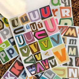 28 Sheets 1000+ Pcs Colorful Letter Collage Stickers, Self Adhesive Big Alphabet Stickers, You Can Freely Combine Words