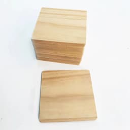 3/5/10pcs Set of Unfinished Round Wooden Coasters for DIY Crafts and Home Decor 4-Inch Diameter, Natural Wood Material, Perfect