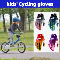 ETBIKE children's bicycle gloves, suitable for ages 4 to 10, are ideal for scooters and children's crawling and learning.kids