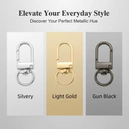 5-100Pcs Alloy Snap Lobster Clasp Hooks Keychain Findings for DIY Key Chain Necklace Bracelet Accessories Supplies Accessories