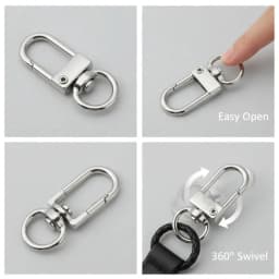 5-100Pcs Alloy Snap Lobster Clasp Hooks Keychain Findings for DIY Key Chain Necklace Bracelet Accessories Supplies Accessories