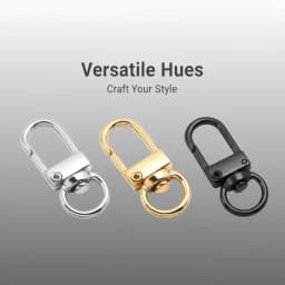 5-100Pcs Alloy Snap Lobster Clasp Hooks Keychain Findings for DIY Key Chain Necklace Bracelet Accessories Supplies Accessories